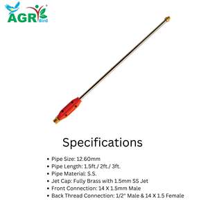 Lanza Recta de Latón de 90 cm, Lanza Recta de Latón de Alta Resistencia, Lanza de Pulverización de Latón de Alta Calidad para Uso Agrícola - Product Image 6