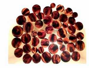 Boutons en corne naturelle écologiques faits à la main TIMELESS CRAFT, épaisseur 5mm-5.50mm, taille personnalisée, couture moderne DIY - Product Image 3