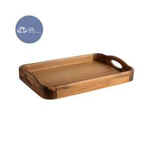 Bandeja de Madera Pulida de Alta Calidad Sostenible, Plato para Aperitivos Personalizado, Venta al Por Mayor - Product Image 1