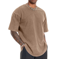 T-shirts pour hommes à effet délavé, dernières tendances, haute qualité, respirants, confortables, très demandés, à prix raisonnable
