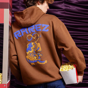 Sudadera con Capucha Oversize para Hombre, Color Sólido, Forro Polar de Algodón, Estilo Casual Otoñal, Corte Regular, Diseño con Bolsillos, Transpirable - Product Image 4