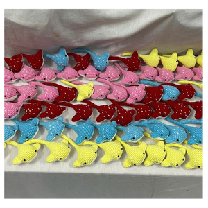 Porte-clés en peluche animaux au crochet mignons, amigurumi faits main, cadeau pour couples, amis, anniversaires, fêtes, fournisseur - Product Image 3