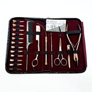 Kit d'outils d'extension de cheveux professionnel en acier inoxydable de qualité chirurgicale pince à perles multifonctionnelle en or rose sectionnement des cheveux - Product Image 6