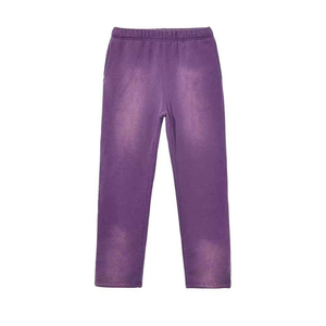 High Quality Custom Unisex <b>Oversize</b> Plus Size Wide Leg Men's 100% Cotton Streetwear Breathable <b>Sweatpants</b> - Product Image 2
