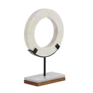 Escultura de Hoja de Plátano de Aluminio Plateado con Base de Madera Negra, Decoración de Lujo para el Hogar, Precio al por Mayor - Product Image 2