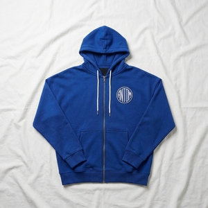 Sweat à capuche zippé noir délavé pour homme avec logo brodé, coupe ajustée, style streetwear décontracté, personnalisable, entièrement zippé, respirant, hiver - Product Image 4