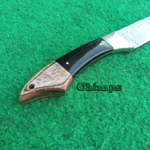 Cuchillo de Chef de cocina de acero japonés hecho a mano hoja de acero de Damasco Santoku cuchillos de Chef de calidad superior mango personalizado - Product Image 5