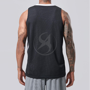 Camiseta Deportiva de Baloncesto para Hombre en Color Negro Liso, Uniformes de Baloncesto Personalizados de la Mejor Calidad, Último Diseño, Camiseta Personalizada en Blanco - Product Image 2