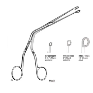Pinzas Magill de Acero Inoxidable de Alta Calidad, Herramienta Reutilizable para el Manejo de las Vías Respiratorias - Product Image 4