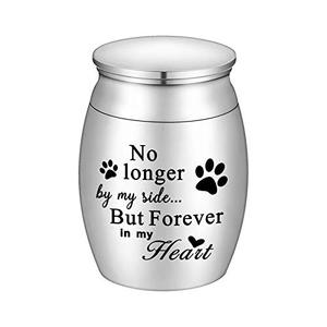 Exclusive Aluminum <b>Keepsake</b> <b>Memorial</b> Ash Urn Tribute Holder Designed With Decorative Premium Exterior And Lid Closure - Product Image 1