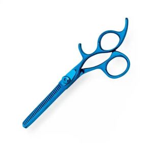 กรรไกรตัดผมไทเทเนียมสีฟ้าใหม่ - Product Image 1