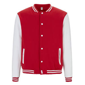 Chaqueta Letterman Unisex de Primera Calidad, Satén Ecológico Antibacterial, Personalizable con Logotipo Frontal, Estilo Urbano para Baloncesto y Béisbol - Product Image 1