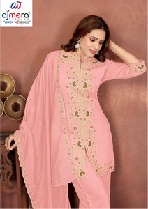 Women Designer Kurti Suit Ethnic Traditional Stylish Party Wear Outfit for <b>Wedding</b> Office Wear Regular Fit Stretchable Quick Dry - Product Image 4