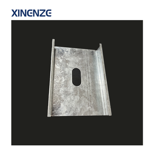 Montants et rails en acier galvanisé léger, résistants à l'eau, durables, calibre <span class=keywords><strong>20</strong></span>, pour ossature métallique de bâtiments de bureaux modernes, cloisons sèches - Product Image 3