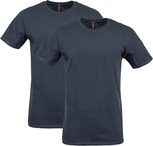 T-shirt col rond pour homme, design uni, coupe classique, léger, écologique, anti-boulochage, respirant, en jersey coton-polyester - Product Image 4
