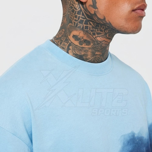 T-shirt Homme Oversize en Coton Doux Couleur Unie à Épaules Tombantes Fabriqué au Pakistan – Haute Qualité, Séchage Rapide, Écologique, Usage Quotidien - Product Image 5