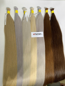 Extensiones de Cabello a Granel de la Marca NASA HAIR, con Puntas Completas, Teñidas en Color Claro, Lisas, Brillantes y Suaves - Product Image 6