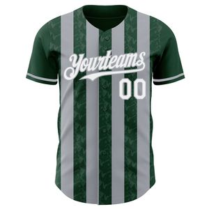 Custom Team Baseball Jersey Unisex Short Sleeve Printed Breathable 100% Polyester Athletic Wear for All Seasons - Product Image 4