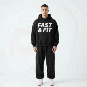Chándal de Hombre de Tela Cómoda de Primera Calidad, Fabricado en Fábrica, Nueva Llegada, Precio Económico, Chándal de Hombre con Estampado Puff - Product Image 4