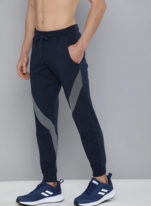 He She Wears Men's Solid Cotton Fleece Sweatpants Drawstring Elastic Waist Side Pockets Breathable Casual Joggers <b>Winter</b> Wear - Product Image 2