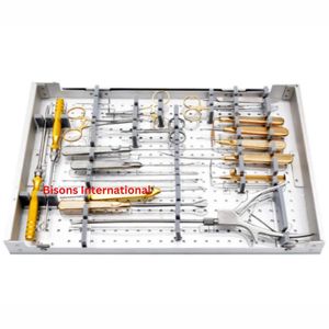 ชุดเครื่องมือแกะสลักใบหน้าแบบแมนนวลสแตนเลสสตีลสำหรับยกกระชับผิวหน้า ยี่ห้อ BISONS สำหรับการกำจัดริ้วรอย เครื่องมือศัลยกรรมความงาม ได้รับมาตรฐาน CE - Product Image 1