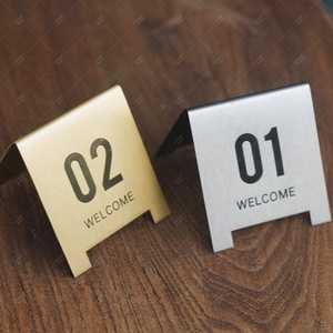 Premium Metal Place <b>Card</b> Holders <b>Table</b> Number Stands for Banquet and Events - Product Image 2