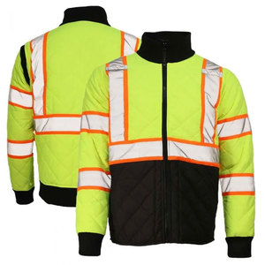 Chaqueta de Seguridad Reflectante de Alta Visibilidad para Trabajo de Construcción, Impermeable, Resistente al Viento - Product Image 4