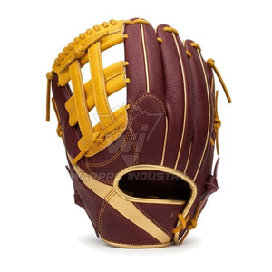 Gants de baseball personnalisés en cuir de qualité supérieure, mitaines de baseball légères pour l'entraînement en terrain intérieur et extérieur, équipement pour joueurs - Product Image 2