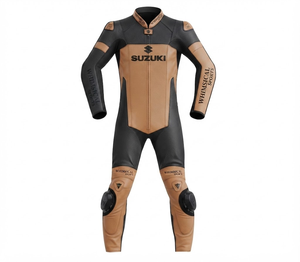 Traje de Motociclismo Zuzuzki Premium de Cuero para Hombre, Mono de 1 Pieza, Equipo de Protección con Protección de Codo Nivel 2 CE, Hecho a Medida - Product Image 1