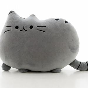 Coussin décoratif pour enfants en coton tufté, motif nuage, lune, étoile et chat, écologique, résistant aux taches, design mignon - Product Image 2