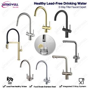 <span class=keywords><strong>Robinet</strong></span> de cuisine 3 voies en acier inoxydable sans plomb Watermark avec filtre pour <span class=keywords><strong>eau</strong></span> potable, <span class=keywords><strong>robinet</strong></span> 3 en 1 pour <span class=keywords><strong>eau</strong></span> purifiée - Product Image 3