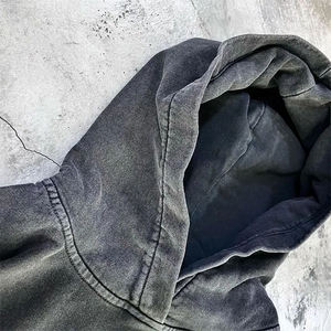 Custom Blank Oversized <b>Hoodie</b> 100% Cotton Fleece Winter Heavyweight Anti-shrink - Product Image 2