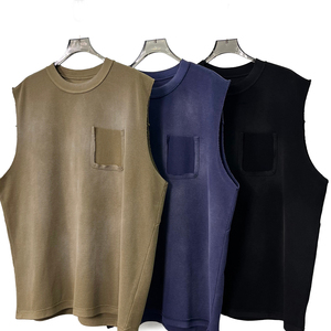 เสื้อกล้ามโอเวอร์ไซส์ Glory Custom Sun Fade พร้อมกระเป๋าหน้า คุณภาพพรีเมียม สำหรับสตรีทแวร์ สำหรับทุกเพศ - Product Image 2