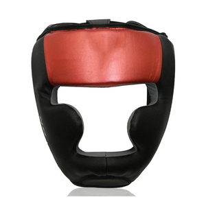 High Quality Custom Logo Full Face Leather <b>Head</b> Guard for Boxing and Safety Training Gear Wholesale price cheap rate <b>Head</b> Guard - Product Image 1