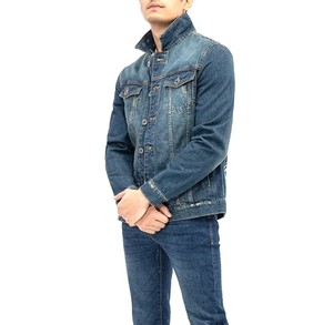 Stylish <b>Men</b> <b>Denim</b> <b>Jacket</b> Hot Selling Breathable Comfortable High Quality Easy Wash <b>denim</b> <b>jacket</b> for <b>men</b> with Custom Colors/logo - Product Image 6