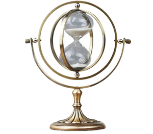 Metal <b>Sand</b> <b>Timer</b> with Black Stand for Home Decor Desk Office Decorations Modern Decoration Crafts <b>Sand</b> <b>Timer</b> - Product Image 6