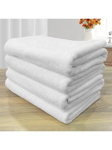 Serviette de Bain de Luxe en Coton Blanc 100% 600gsm Haute Qualité, Design Uni, pour Hôtels, Spas, Domicile, Technique de Tissage, Direct Usine Inde - Product Image 2
