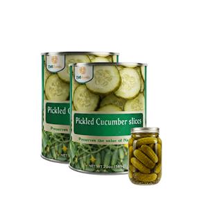 Vietnam Factory Big Sale Export Quality Top Selling Delicious Canned Sliced <b>Pickled</b> Cucumbers <b>Packed</b> in A10 Can - Product Image 1