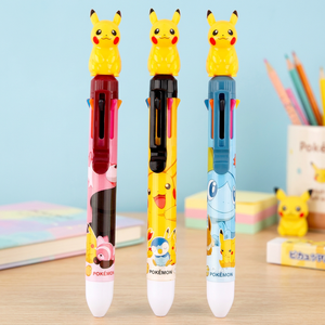 Bolígrafo de 8 Colores con Diseño de Pokémon, 30 Unidades, Papelería Coreana para Niños, Personaje Adorable de Pikachu, Artículos Escolares de Anime, Venta al Por Mayor - Product Image 1