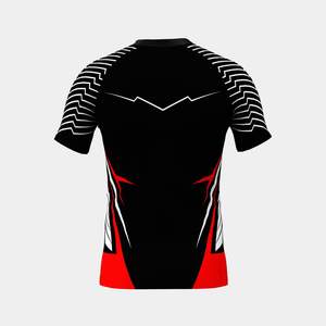 Breathable Short Sleeve <b>Rash</b> <b>Guard</b> | MMA <b>BJJ</b> Jiu Jitsu Training Compression Top - Product Image 2