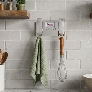 Premium Modern 2 Pin Stainless Steel Cloth Wall Mounted Heavy Duty Rustproof Door Towel Hanger for Bathroom Kitchen Home storage - Product Image 3
