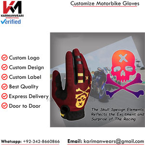Guantes Unisex para Motocross y MTB, Dedos Completos, Palma con Absorción de Impactos, Agarre Antideslizante, Tela Transpirable, Correa Ajustable para la Muñeca - Product Image 6