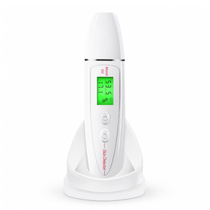 Testeur de peau numérique portable, moniteur d'humidité, plage de mesure 0-99,9 % pour l'analyse de l'huile et de l'élasticité avec fonction mémoire et rétroéclairage LCD - Product Image 1