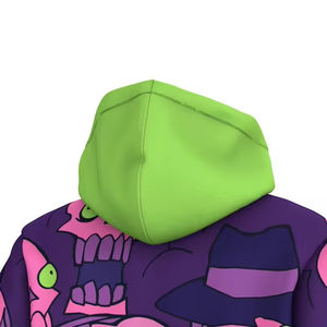 Rugged Outdoor Design 100% Cotton <b>Fleece</b> Lined Winter <b>Warm</b> Camo Streetwear Active Men Women Hoodie with Plain Dyed Pocket - Product Image 5