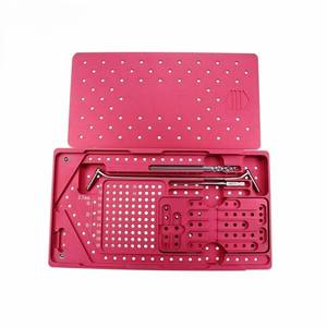 Kit Quirúrgico Veterinario: Placa de Bloqueo para Fragmentos Pequeños Ortopédicos de Acero Inoxidable, Juego de Instrumentos, Bandejas de Esterilización Multicolor - Product Image 3