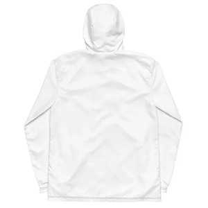 Veste coupe-vent imperméable à capuche pour homme, légère, zippée, pour entraînement en extérieur, logo sur le devant, service OEM personnalisé - Product Image 2