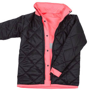 Men's Hi Vis Reflective Safety Jacket Waterproof Polyester Workwear Hooded Regular Fit with Pockets for Construction - Product Image 4