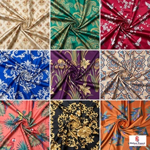Premium Japan Satin Textile Supplier Custom Printed Fabric for Bridal Fashion Apparel Home Décor Wholesale Export - Product Image 6