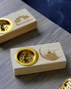 Brûleur d'encens en bois au prix de gros, porte-encens unique en bois de designer, porte-encens artisanal indien pour la décoration intérieure - Product Image 4