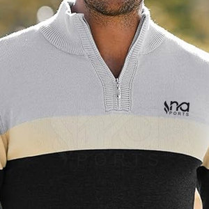 Popular Style Half <b>Zip</b> Top New Stock Custom Logo Half <b>Zip</b> Top Lightweight Fabric For Comfort - Product Image 6